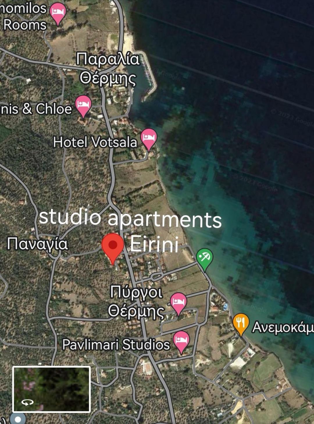 Studio Apartments Eirini Pyrgi Thermis Exteriér fotografie